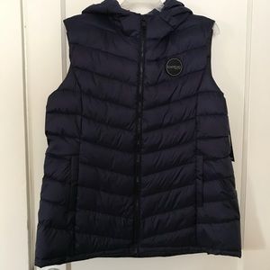 NWT Bebe Sport Hooded Vest